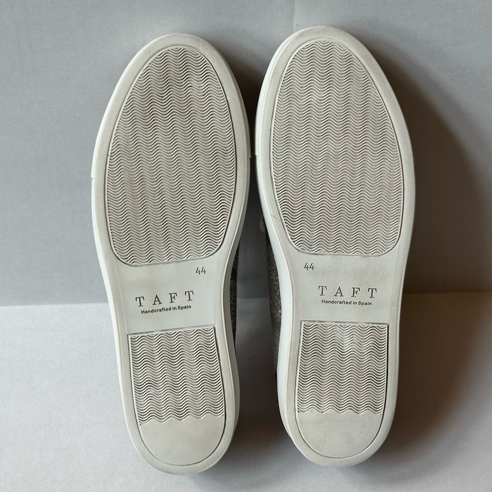 TAFT Jack Neutral Paisley Jacquard Design Sneakers With Leather Size 44 (11) EUC - Picture 11 of 12